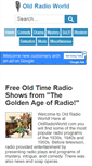 Mobile Screenshot of oldradioworld.com